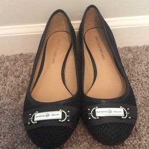 Navy Wedge Heels
